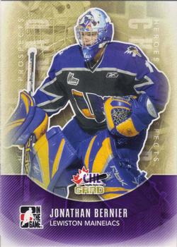 2011-12 In The Game Heroes and Prospects #196 Jonathan Bernier Front