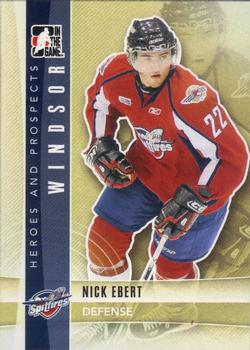 2011-12 In The Game Heroes and Prospects #29 Nick Ebert Front