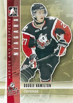 2011-12 In The Game Heroes and Prospects #17 Dougie Hamilton Front