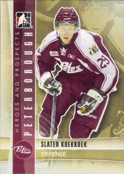 2011-12 In The Game Heroes and Prospects #38 Slater Koekkoek Front