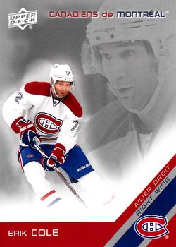 2011-12 Upper Deck McDonald's Montreal Canadiens #8 Erik Cole Front