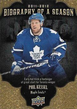 2011-12 Upper Deck - Biography of a Season #BOS11 Phil Kessel Front