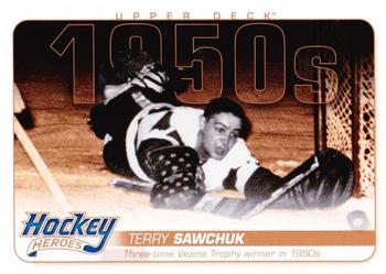 2011-12 Upper Deck - Hockey Heroes: 1950s #HH8 Terry Sawchuk  Front