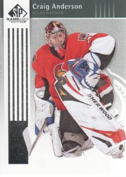 2011-12 SP Game Used #66 Craig Anderson Front