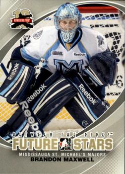 2011-12 In The Game Between The Pipes #23 Brandon Maxwell Front