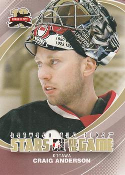 2011-12 In The Game Between The Pipes #64 Craig Anderson Front