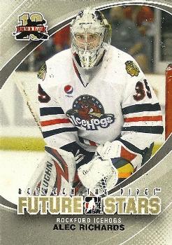 2011-12 In The Game Between The Pipes #56 Alec Richards Front