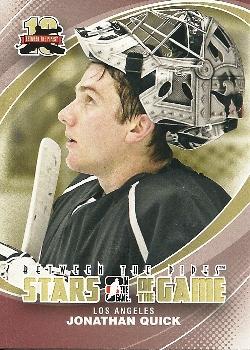2011-12 In The Game Between The Pipes #91 Jonathan Quick Front