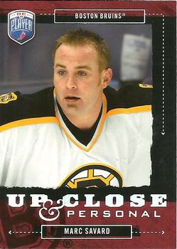 2006-07 Be A Player - Up Close and Personal #UC28 Marc Savard Front