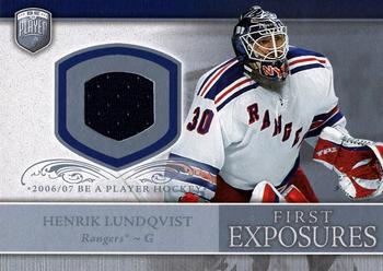 2006-07 Be A Player Portraits - First Exposures #FE-HL Henrik Lundqvist Front