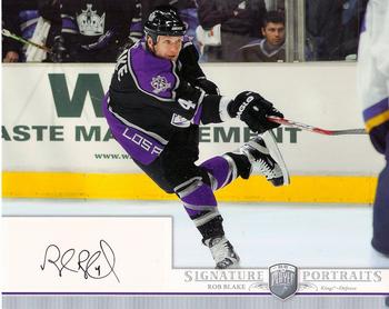 2006-07 Be A Player Portraits - Signature Portraits #SP-RB Rob Blake Front