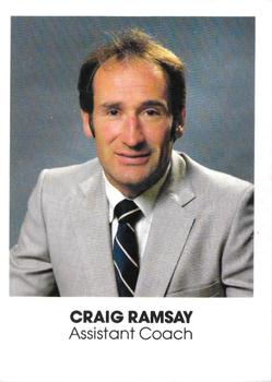 1985-86 Blue Shield Buffalo Sabres Small #22 Craig Ramsay Front