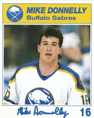 1987-88 Blue Shield Buffalo Sabres #NNO Mike Donnelly Front