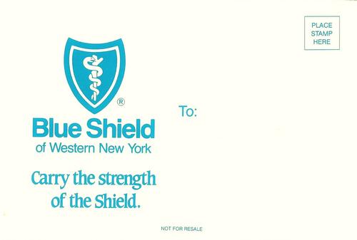 1990-91 Blue Shield Buffalo Sabres Postcards #14 Clint Malarchuk Back