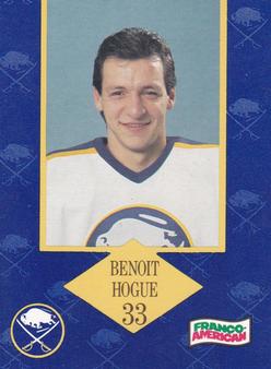 1989-90 Campbell's Buffalo Sabres #8 Benoit Hogue Front