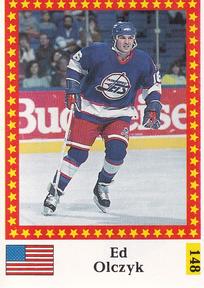 1991 Semic Hockey VM (Swedish) Stickers #148 Ed Olczyk Front