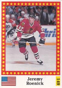 1991 Semic Hockey VM (Swedish) Stickers #149 Jeremy Roenick Front