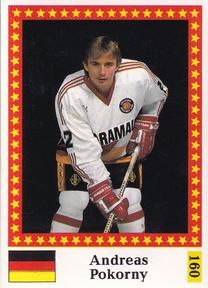 1991 Semic Hockey VM (Swedish) Stickers #160 Andreas Pokorny Front