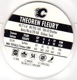 1994-95 POG Canada Games NHL #54 Theoren Fleury Back