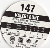 1995-96 POG Canada Games NHL #147 Valeri Bure Back