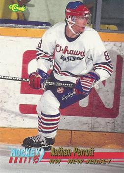 1995 Classic Hockey Draft #39 Nathan Perrott Front
