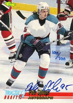 1995 Classic Hockey Draft - Autographs #NNO Petr Sykora Front