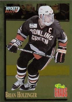 1995 Classic Hockey Draft - Gold #74 Brian Holzinger Front
