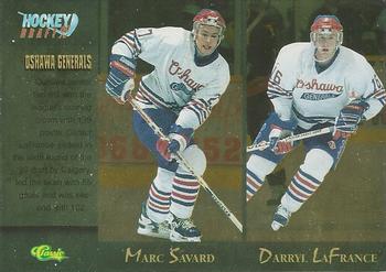 1995 Classic Hockey Draft - Gold #91 Marc Savard / Darryl LaFrance / John Tripp / Jeff Ware Front