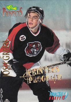 1995 Classic Hockey Draft - Printer's Proofs #60 Josh Green Front