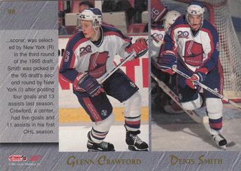 1995 Classic Hockey Draft - Printer's Proofs #98 Mike Martin / Ed Jovanovski / Glenn Crawford / Denis Smith Back