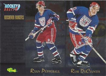 1995 Classic Hockey Draft - Silver #87 Ryan Pepperall / Rob DeCiantis / David Belitski / Boyd Devereaux Front