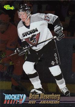 1995 Classic Hockey Draft - Silver #26 Brian Wesenberg Front