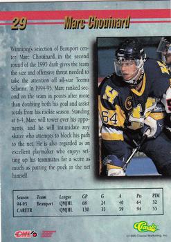 1995 Classic Hockey Draft - Silver #29 Marc Chouinard Back