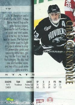 1995 Classic Hockey Draft - Silver #79 Chad Quenneville Back