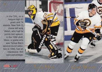 1995 Classic Hockey Draft - Silver #86 Chad Kilger / David Ling / Tyler Moss / Gord Walsh Back