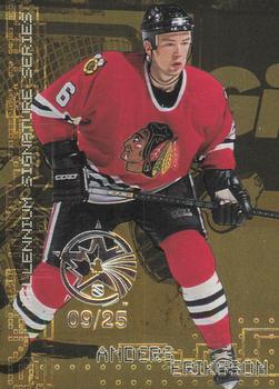 1999-00 Be a Player Millennium Signature Series - All-Star Fantasy Gold #58 Anders Eriksson Front