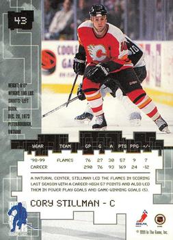 1999-00 Be a Player Millennium Signature Series - All-Star Fantasy Sapphire #43 Cory Stillman Back