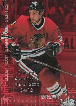 1999-00 Be a Player Millennium Signature Series - Chicago Sun-Times Ruby #59 Bryan Muir Front