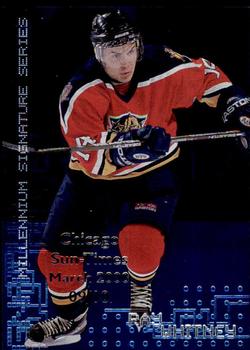 1999-00 Be a Player Millennium Signature Series - Chicago Sun-Times Sapphire #112 Ray Whitney Front
