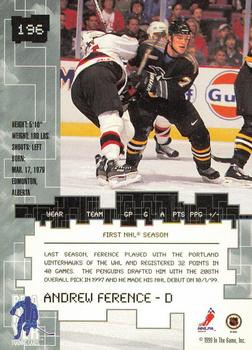 1999-00 Be a Player Millennium Signature Series - Toronto Spring Expo Gold #196 Andrew Ference Back