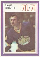 1970-71 Esso Power Players #NNO Gord Labossiere Front