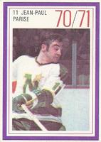 1970-71 Esso Power Players #NNO Jean-Paul Parise Front