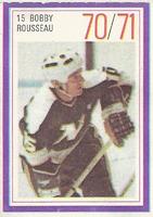 1970-71 Esso Power Players #NNO Bobby Rousseau Front