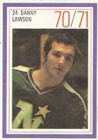 1970-71 Esso Power Players #NNO Danny Lawson Front