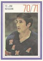 1970-71 Esso Power Players #NNO Jim Neilson Front