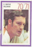 1970-71 Esso Power Players #NNO Wayne Hillman Front