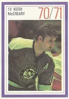 1970-71 Esso Power Players #NNO Keith McCreary Front