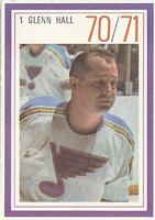 1970-71 Esso Power Players #NNO Glenn Hall Front