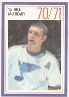 1970-71 Esso Power Players #NNO Bill McCreary Front