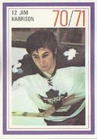 1970-71 Esso Power Players #NNO Jim Harrison Front